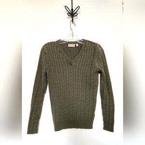 Croft and Barrow Cable Knit Sweater Sizs Small